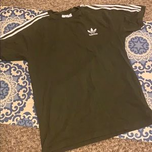 Adidas army green shirt